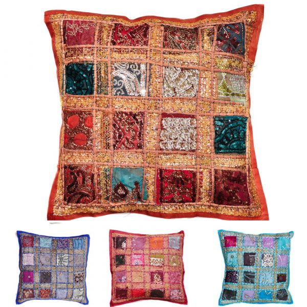Cushion-40cm Bright Paths Various Colors- Cotton - NEW