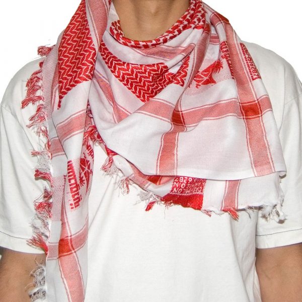 Saudi Arab scarf Red - Bedouin - Cotton - NEW