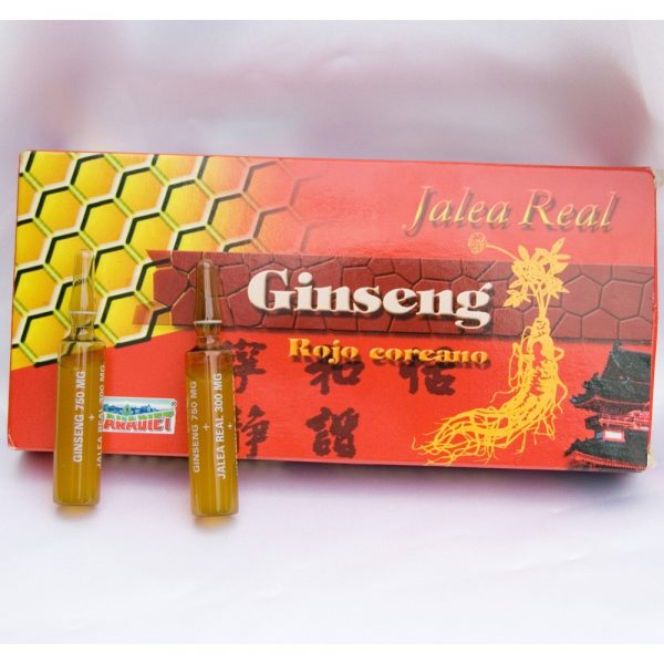 Pure Royal Jelly with Ginseng Red Vitamna C - 20 Ampoules