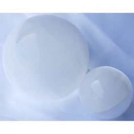 Polished Selenite Sphere - 3 Sizes - Spectacular