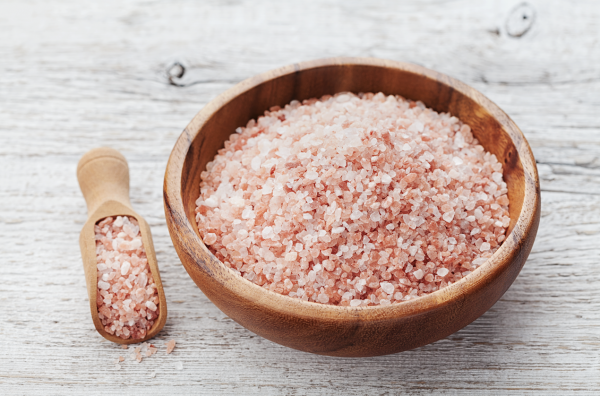 coarse salt, medium himalya salt, pink salt