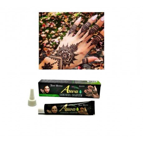 Black Henna Tattoo Tube - Natural Prepared Mix - Tattoo - ARWA