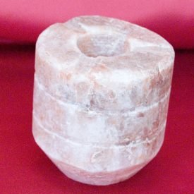 Cilindric Ashtray - Himalayan Salt - Natural Mineral 9 x 10 cm