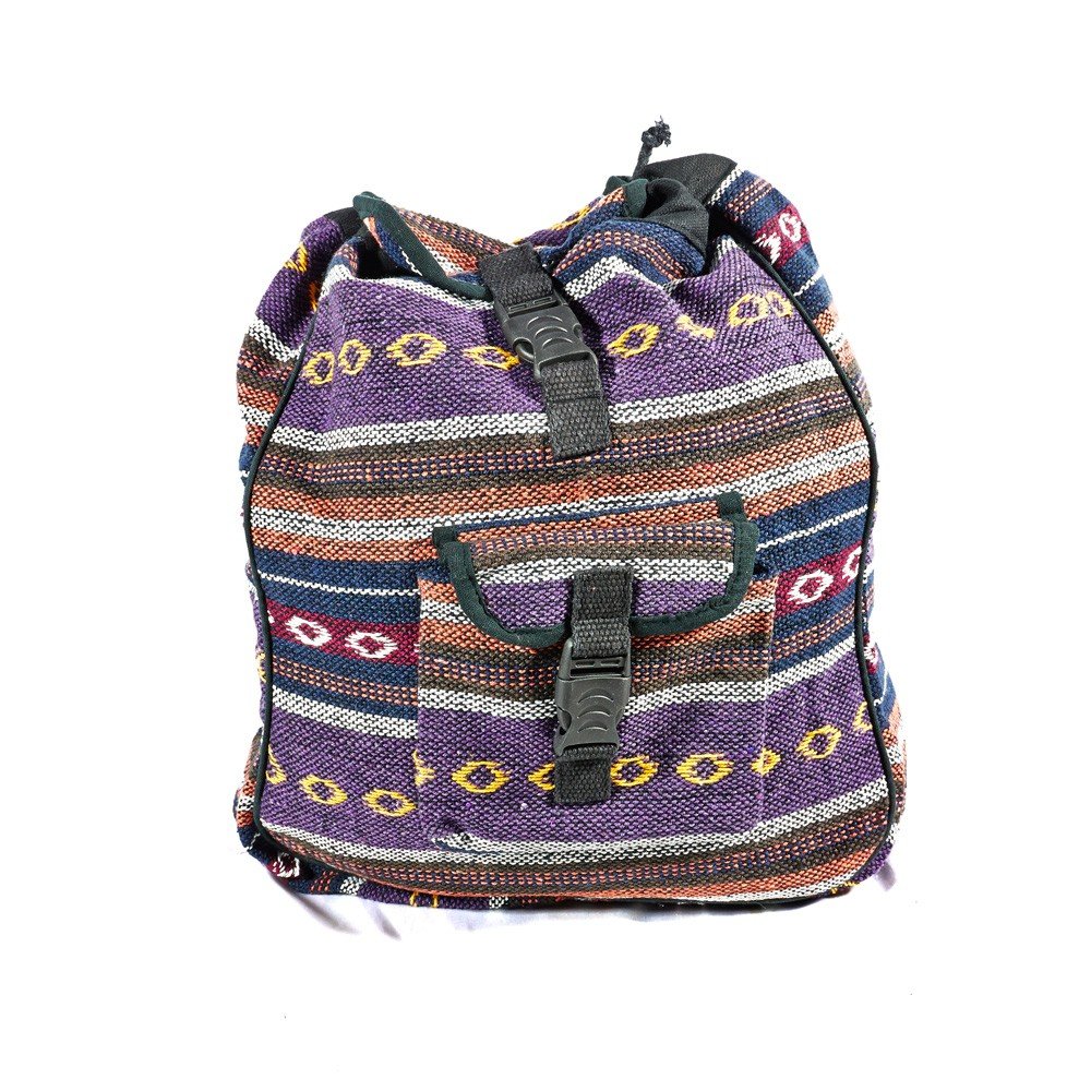 Fabric Backpack - Various Colors - Tapestry - Ethnic Design