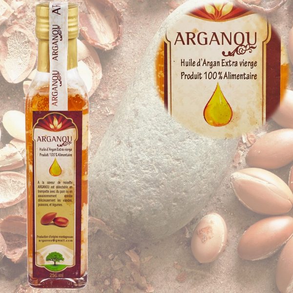Edible Argan Oil - 250 ml - 1st Quality - Ecological