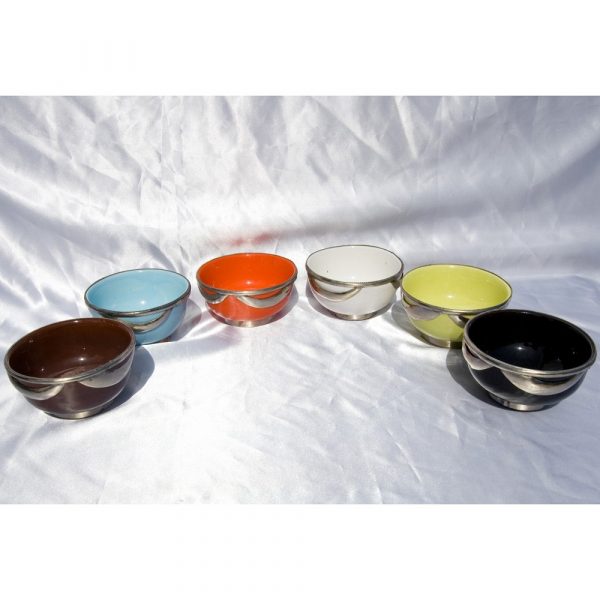 Ceramic Bowl - Decorated Alpaca - Various Colors - Model 3