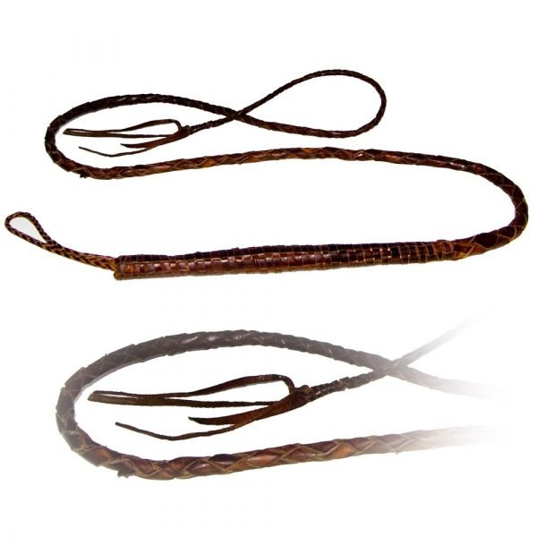 Leather Whip - Braided Artisan - 2.15 m