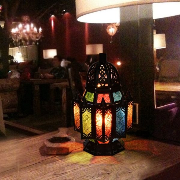 Decorated Picos Lamp - Arab Openwork - Multicolor - 2 Sizes
