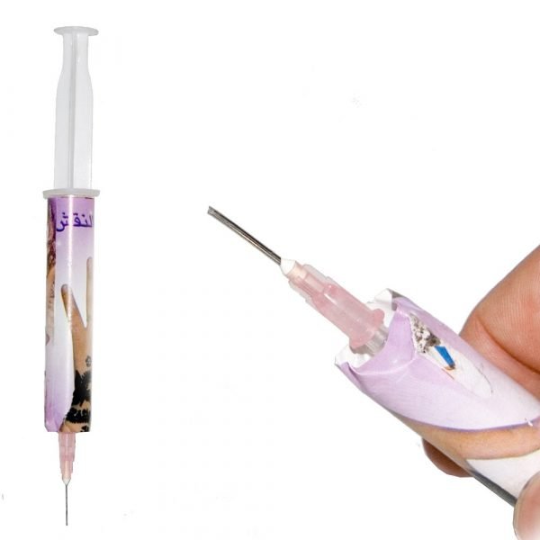 Special Syringe Henna Tattoos - 14 cm - Thickness 1 mm