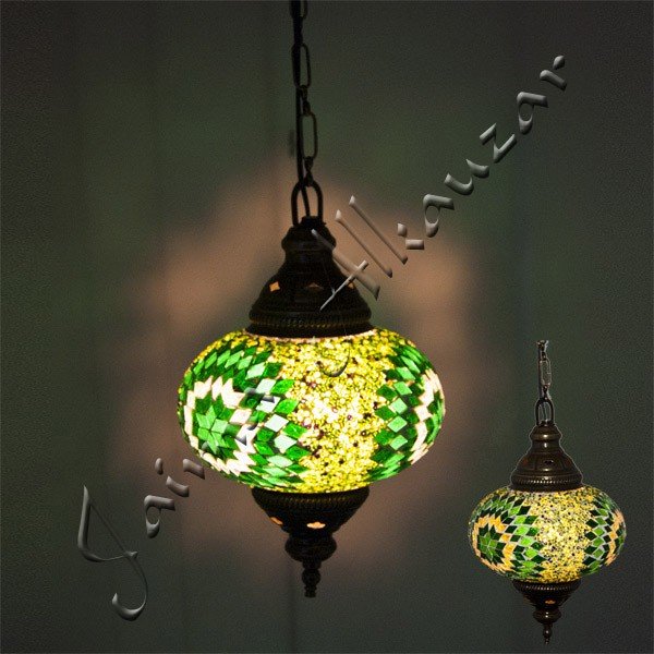 Turkish Lamp - Murano Glass - Mosaic - Great Quality - nº 3 - 17 cm
