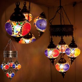 Turkish Lamps - Murano Glass - Mosaic - 75 cm
