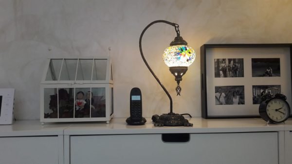 Turkish Lamp - Hanging Table - Swan Design