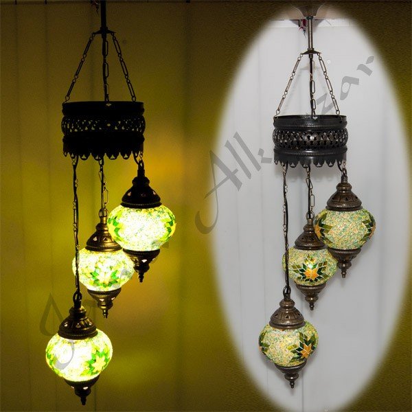 Turkish Lamps - Murano Glass - Mosaic - 75 cm