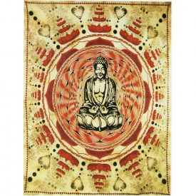 Cotton Fabric Crafts India-Buddha-140 x 210 cm