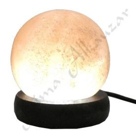 Mini USB Lamp Himalayan Esfera Rose Salt - Orange
