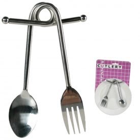 Ingenio Cutlery Set - Spoon and Fork - Eating You? 16cm
