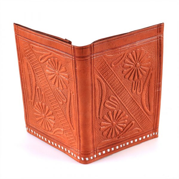 Leather purse Rectangular - Leather Engraving - Various Colors