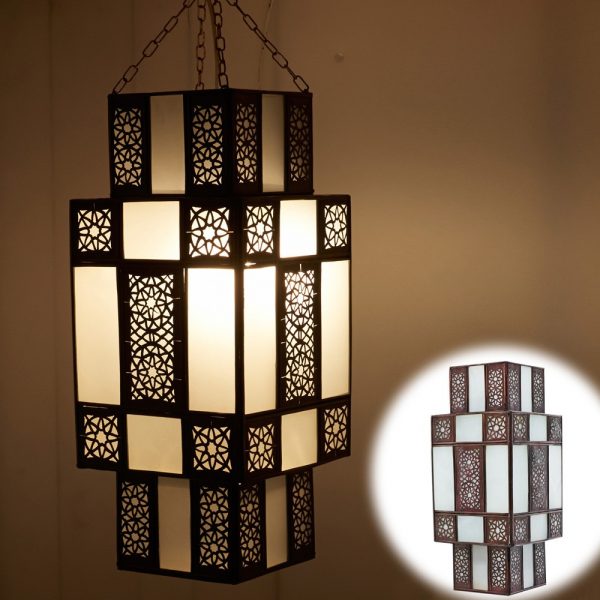 Arab Lamp Design Ladies - Opaque White - 50 cm Arab Draft