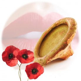 Berber Natural Lipstick - Poppy - Intense Rojo
