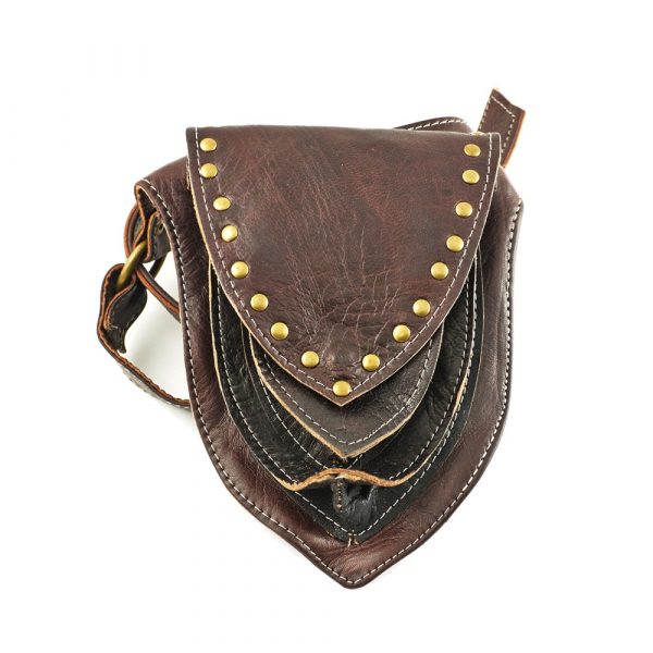 Artisan Triangle Waist - 100% Leather - 3 pockets