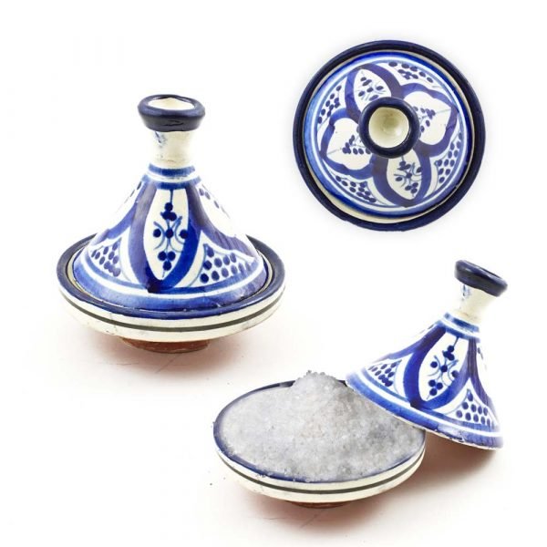 Decorated Mini Spice Tajin-Various Colors-10 cm High