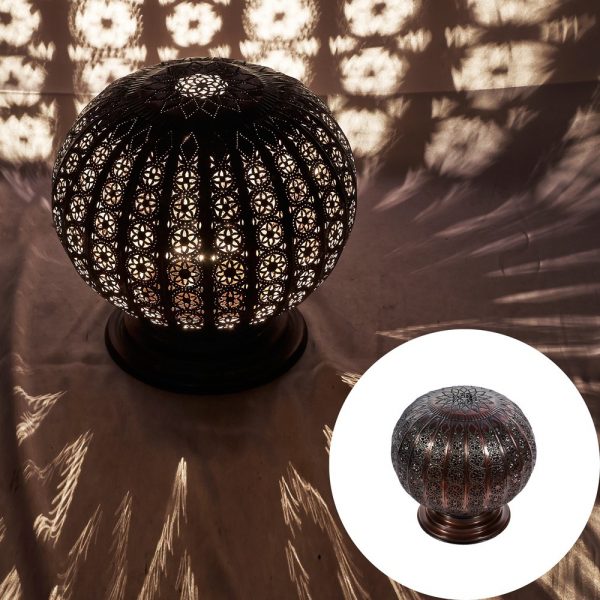 Arab Draft Globe Lamp - Bedside Night - Andalusian Design