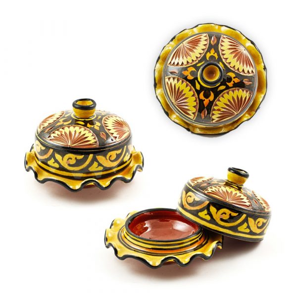 Ceramic Ashtray - Tajin Wavy - Various Colors - 14 cm