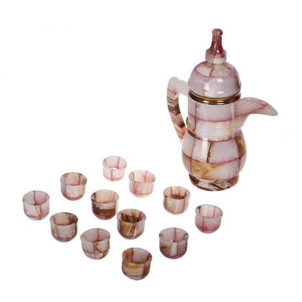Onix and Tea Set 12 Glasses - only to serve - 24 cm