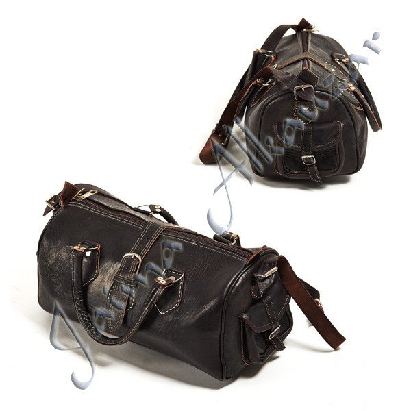 Travel Duffle Leather - Handmade - Travel Case - 3 Sizes
