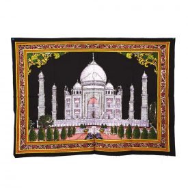 Cotton Fabric Taj Mahal India-Mosque-Crafts-177 x 115cm.