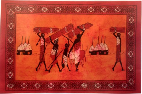 Tapestry Cotton Fabric India-Hakuna Matata-Crafts-140 x 210 cm