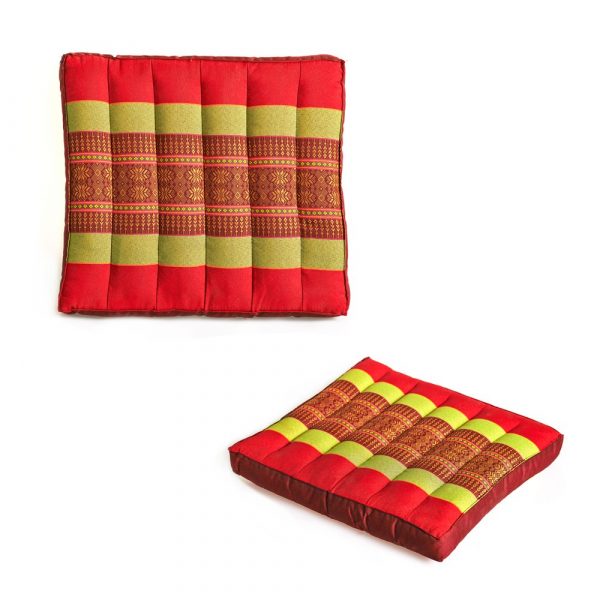 Cushion square Thailand - includes filled - 2 sizes - Ideal Yoga