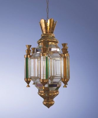 Antique Lantern model Renaissance Crown - Granada Andalusian series – various finishes