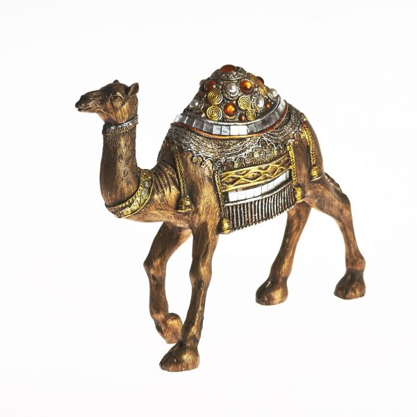 Camel embellished crystals hand painted