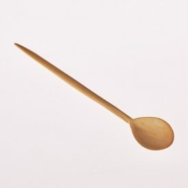 Mini taster spoon lemon 100% handcrafted wood