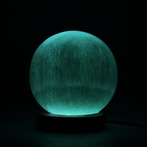 Lamp Selenite sphere - USB