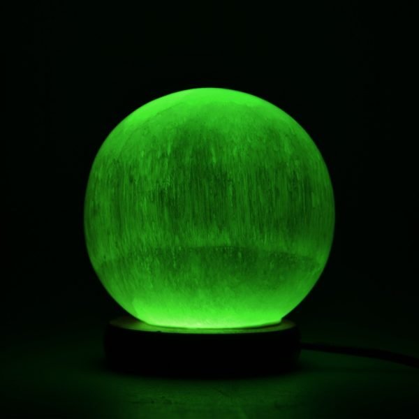 Lamp Selenite sphere - USB