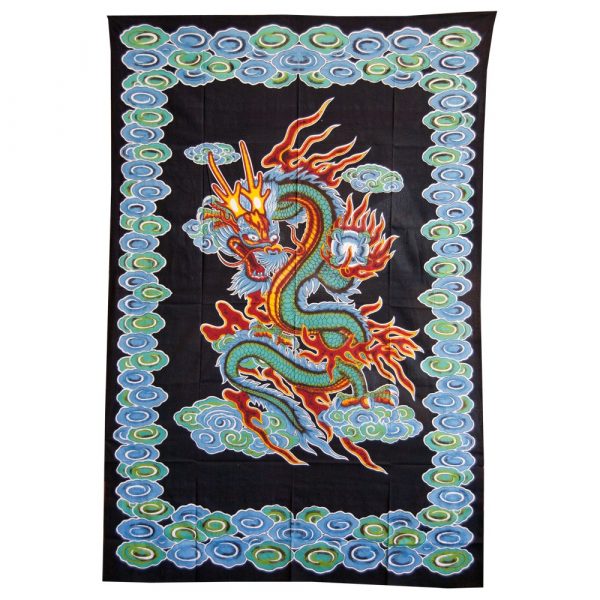 Fabric India Chinese Dragon - 210 x 140 cm