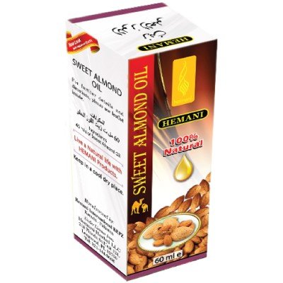 -HEMANI - 100% Natural sweet almond - oil 60 ml