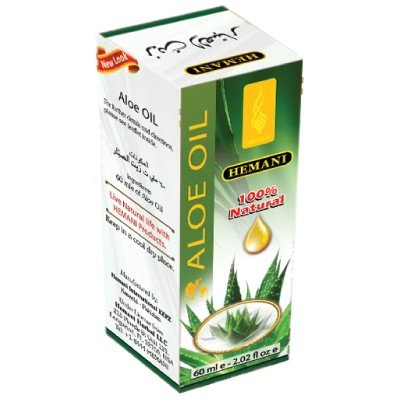 Save in - HEMANI - 100% Natural Aloe - oil 60 ml