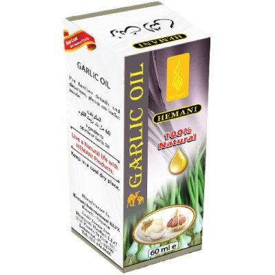 Garlic - HEMANI - 100% Natural - oil 60 ml