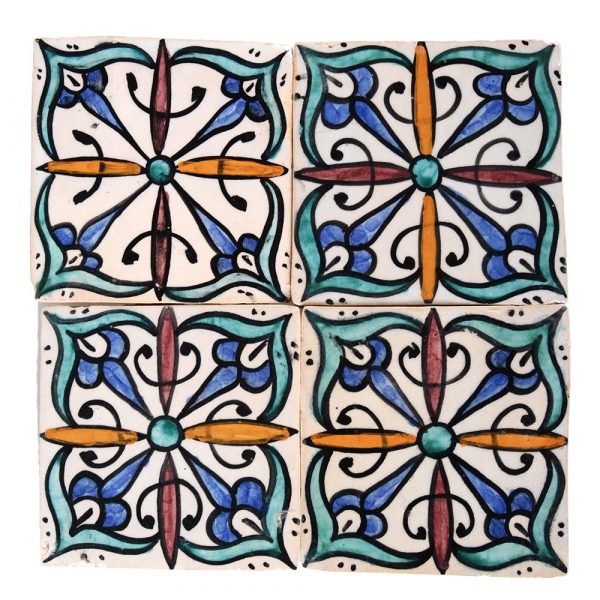 Al-Andalus - 14,5 cm - several designs - handcrafted tile - model 15