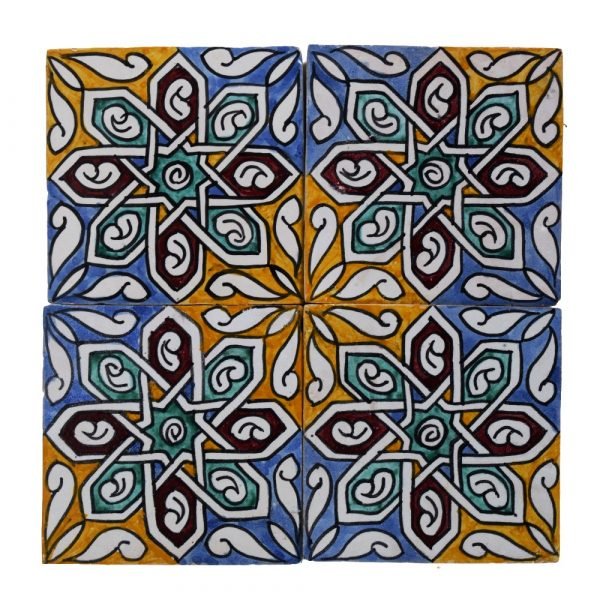 Al-Andalus - 14,5 cm - several designs - handcrafted tile - model 17