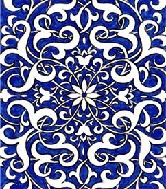Postal mosaic Arabic - Souvenir Granada - model 6