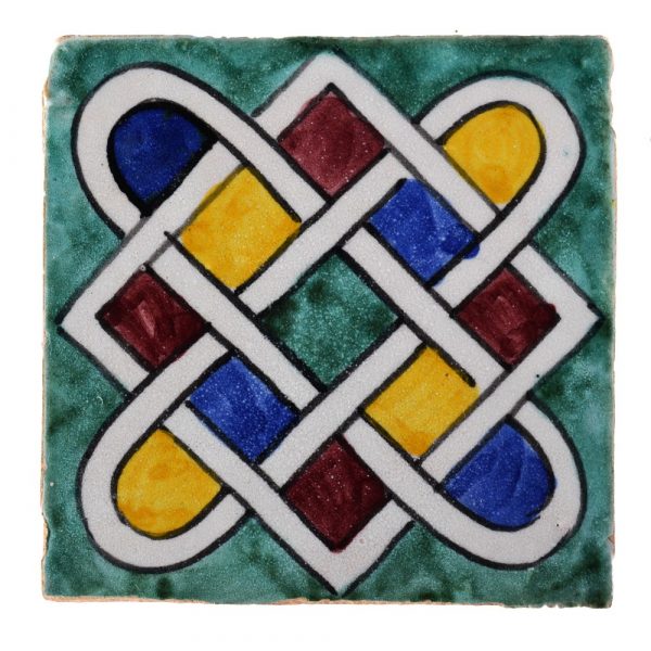 Al-Andalus - 10 cm - several designs - handcrafted tile - model 20