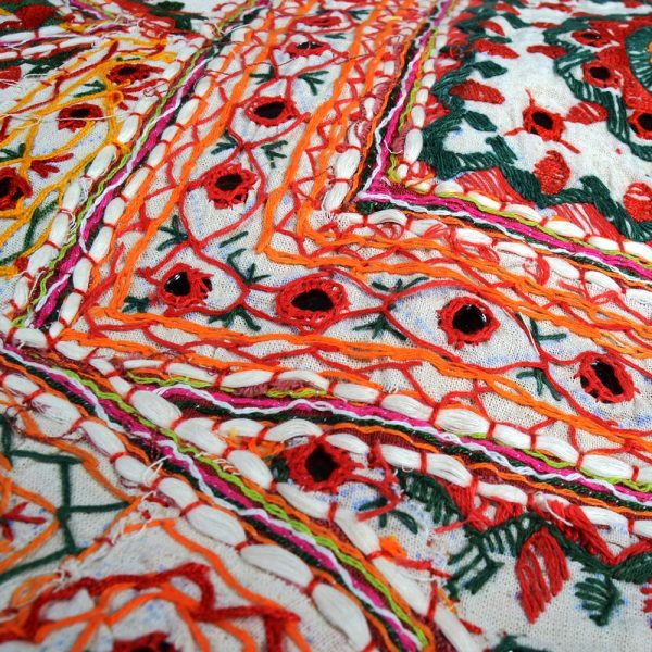 Mat decoration bow - artisan - 100 x 75 cm-various colors
