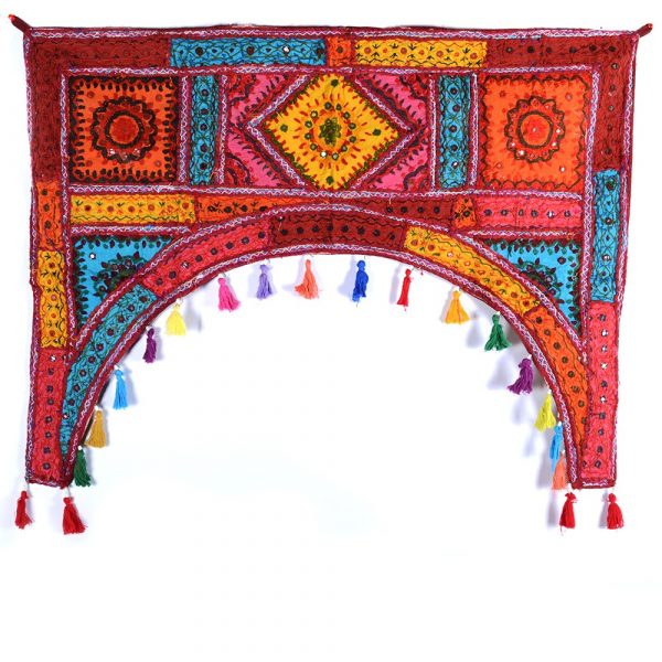 Mat decoration bow - artisan - 100 x 75 cm-various colors