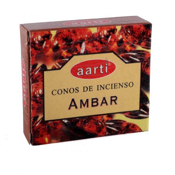 Cones incense - Aarti - amber - 12 cones