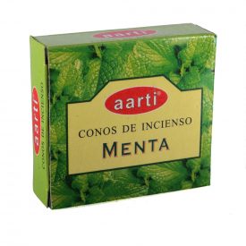 Cones incense - Aarti - Mint - 12 cones