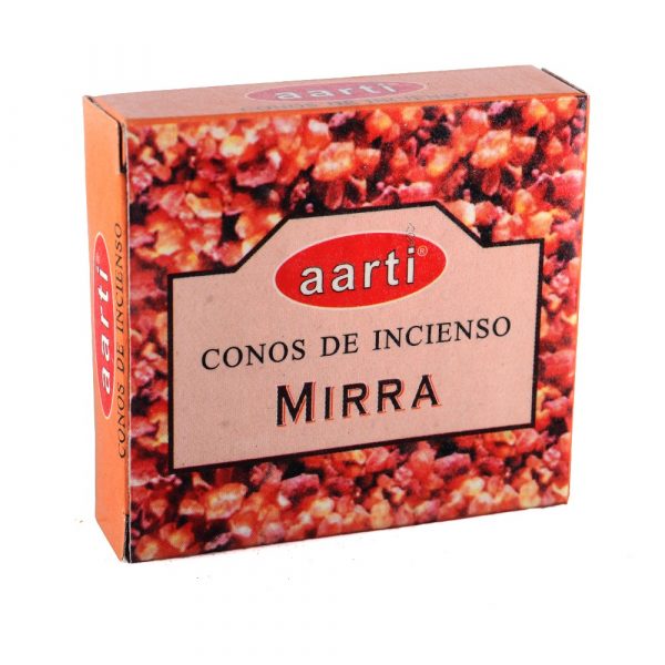 Cones incense - Aarti - myrrh - 12 cones